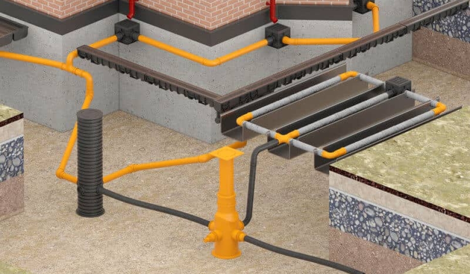 rainwater Infiltration Trenching