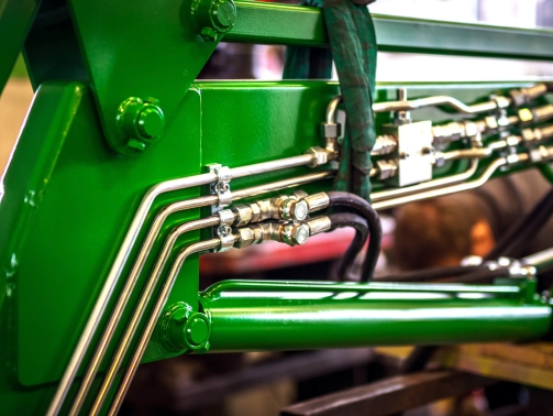 hydraulic pipe line
