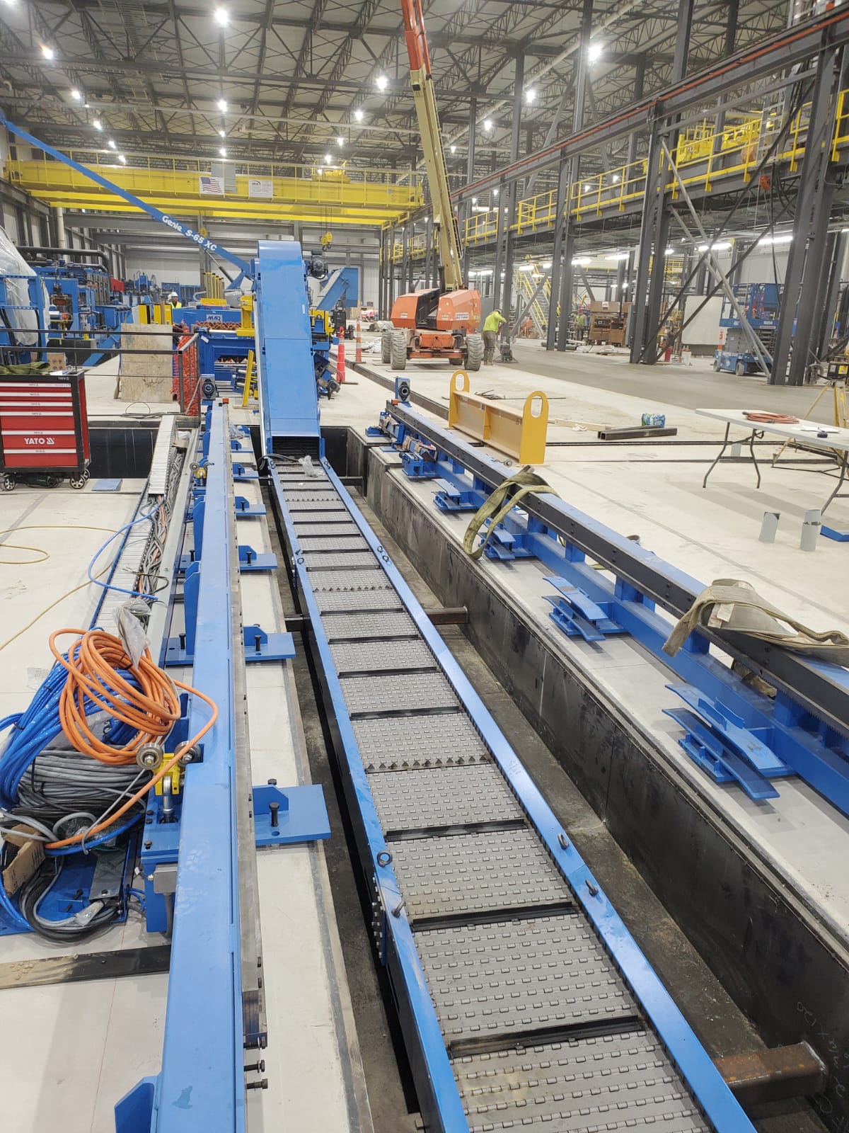 Complex steel production line